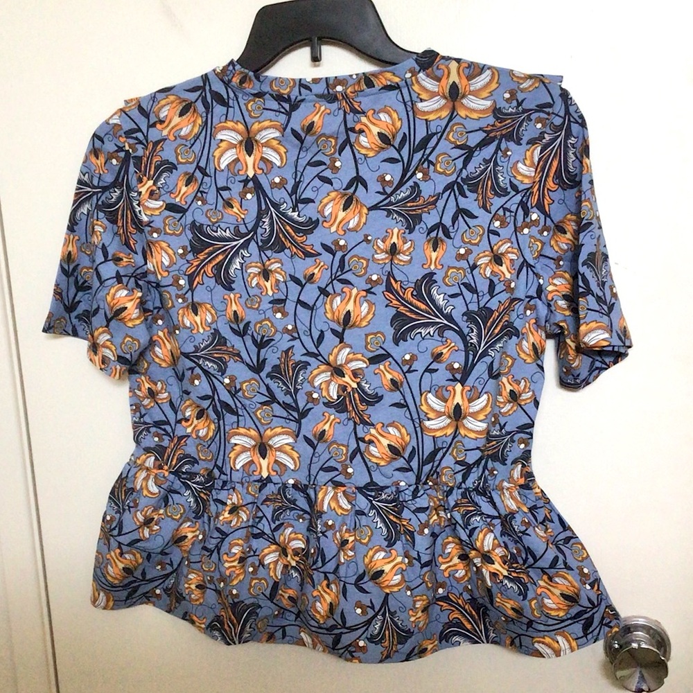 Zara Ruffle Peplum Top - Picture 4 of 6